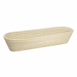 Null RECENTE Brotform/Gärkorb, Aus Peddigrohr, Ovale Form, Für Brotteiggewicht Ca. 1500 G. (HxBxT) Ca. 8,5 X 16 X 29,5 Cm -Küchengeräte Shop 08b3cec7 3c34 4f0e 938f ac581c10cf84