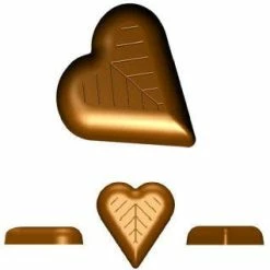 Null Schokoladenform Herz