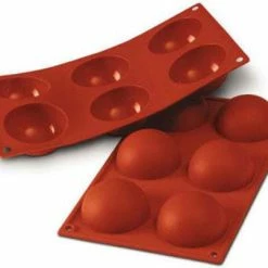 Null Silikonform, Backform, Halbkreis 70 Mm, Silikomart