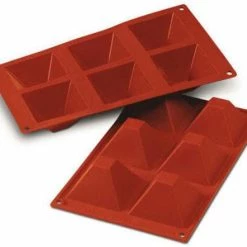 Null Silikonform, Backform, Pyramide 71 X 71 X 40mm, Silikomart