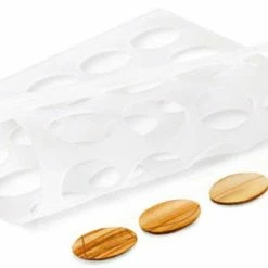 Null Schablone, Silikonmatte Zum Einstreichen, Oval