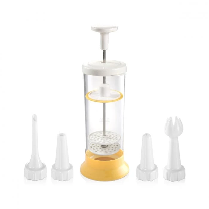 Null Tescoma Dekorierstift Garnierstift Dekostift Garnierspritze Backen Mit 5 Tüllen 3 Null Tescoma Dekorierstift Garnierstift Dekostift Garnierspritze Backen Mit 5 Tüllen – Bild 3