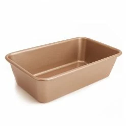 Null CHEFMADE | 22cm Toastbrot Backform Mit Deckel | 223x87x77mm | Champagnergold | Antihaft- & Silikonbeschichtet | Toastbackform | Brotbackform -Küchengeräte Shop 59415c3c 843f 436f 8243 feb8b06c6b43