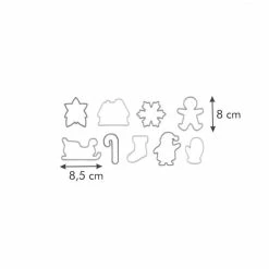 Null Ausstechformen Weihnachten DELÍCIA, 9 St. -Küchengeräte Shop 5b9a1d09 0475 4d36 a539 fd4420e9bc29