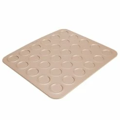 Null CHEFMADE | 6er Brownieblech | 266x181x41mm | Champagnergold | Antihaft- & Silikonbeschichtet | Blondieblech | Muffinblech | Minikuchen | Partykuchen -Küchengeräte Shop 6928d8cf 9c81 4365 a322 200be7926e4c 2