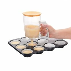 Null Tescoma Teigportionierer Teigspender Teigdosierer Muffins Transparent Waffeln 1L -Küchengeräte Shop 7a395dfb ba59 4257 b1f8 1686c4b3a628 1