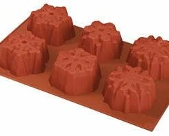 Null Silikonbackform Schneeflocke