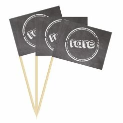 Null Steak-Marker | Steak-Picker „Medium Well“ 50 Stück -Küchengeräte Shop 8375dd3b 84a3 4716 97cc 0ded7fcb03b9