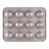 Null CHEFMADE | 12er Motivbackform Haselnuss | 326x258x32mm | Champagnergold | Antihaft- & Silikonbeschichtet | Muffinform | Minikuchenform | Cup-Cakes