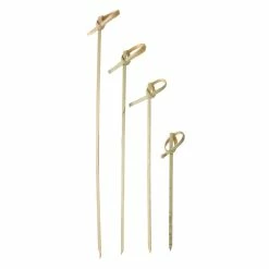 Null 2000x Bambus Fingerfoodspieße Geknotet LOOP 9 Cm Natur / Grün -Küchengeräte Shop 848d356a 2a4d 4462 aafc 481ba2519399