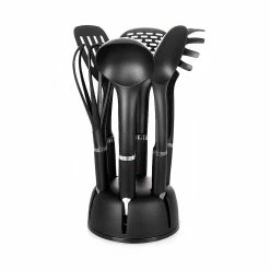 Null Küchenhelfer 6-tlg. Set Mit Drehbarem Sockel, Kochutensilien, Nudelkelle, Pfannenwender, Schaumlöffel, Schneebesen, Kochzubehör, Suppenkelle, Standfuß -Küchengeräte Shop 8cc8a83e d167 485b ad79 0c9b0d271494