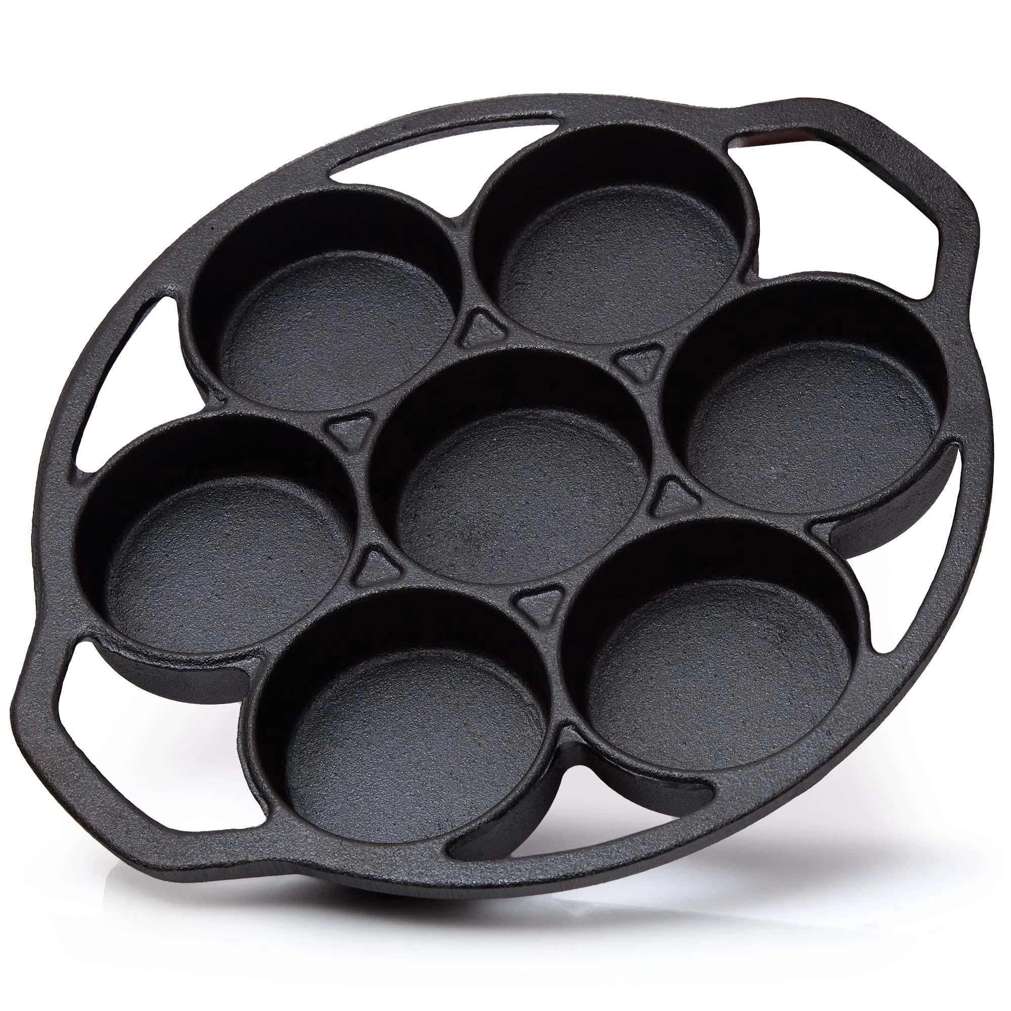 Null BBQ-Nerd© 6er Muffinbackform Aus Gusseisen ǀ Cupcake Pan Für Grill, Ofen & Dutch Oven ǀ Antihaft Muffinförmchen - Gusseiserne Muffinform Mit Henkel 1 Null BBQ-Nerd© 6er Muffinbackform Aus Gusseisen ǀ Cupcake Pan Für Grill, Ofen & Dutch Oven ǀ Antihaft Muffinförmchen - Gusseiserne Muffinform Mit Henkel