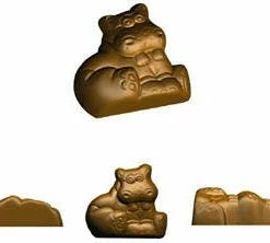 Null Schokoladenform Nilpferd, Flusspferd