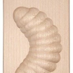 Null Backform Gebäckform Ausstechform Hörnchen "Vanillekipferl" Holz