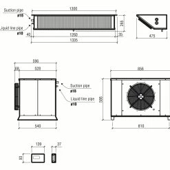 Null Doppelpack 2x Kühlaggregat Split 48.32-73.32 M3 BxTxH 856x596x586mm -Küchengeräte Shop ac89c737 f2d0 422d 8491 b5c9eeb94260