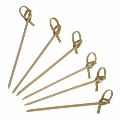 Null Fiesta Compostable Bambusspieße Biologisch Abbaubar Schleifendesign 9cm -Küchengeräte Shop af4ef4a1 022f 42db b263 7736dc19036b