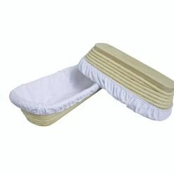 Null Gärtücher Für Rechteckige Gärkörbe 14x42 Cm Material: 95 % Baumwolle, 5 % Elastomer