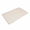 Null CHEFMADE | Kuchengitter Rechteckig | 413x257x18mm | Champagnergold| Antihaft- & Silikonbeschichtet| Auskühlgitter| Dörrgitter| Kuchenrost| Küchenrost