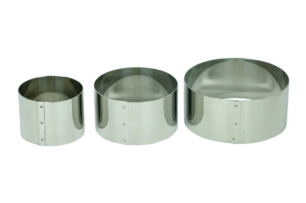 Null 3er Set Edelstahl Speisering Backring Kochring Dessertring Servierring Ring 1 Null 3er Set Edelstahl Speisering Backring Kochring Dessertring Servierring Ring