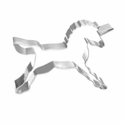 Null Einhorn Ausstechform Ausstecher Keksausstecher Plätzchenform Metall 8,5x5,5x2 Cm