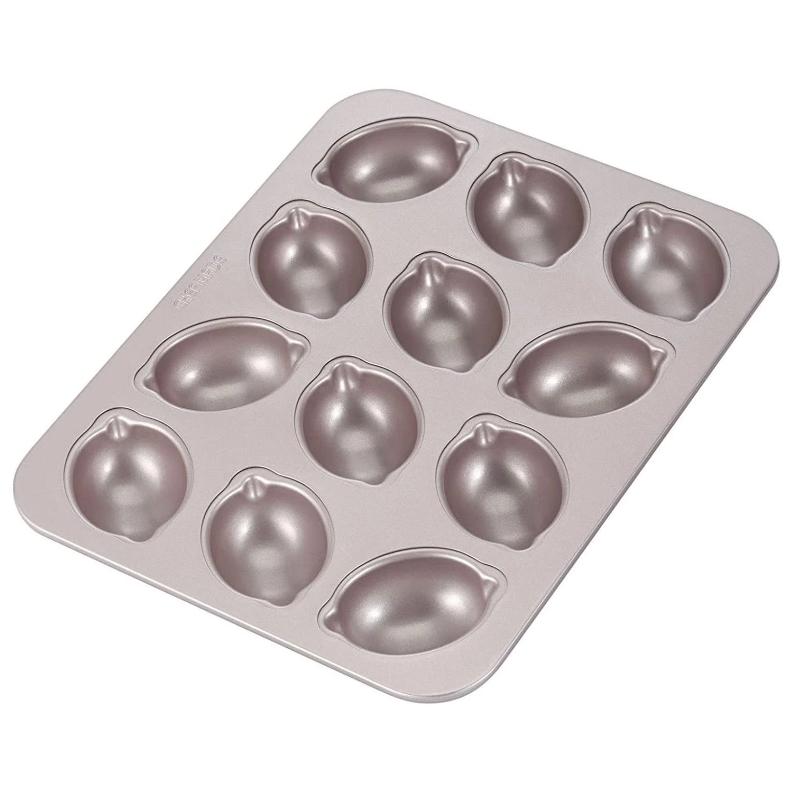 Null CHEFMADE | 12er Motivbackform Fußball | 326x258x32mm | Champagnergold | Antihaft- & Silikonbeschichtet | Muffinform | Minikuchenform | Cup-Cakes 4 Null CHEFMADE | 12er Motivbackform Fußball | 326x258x32mm | Champagnergold | Antihaft- & Silikonbeschichtet | Muffinform | Minikuchenform | Cup-Cakes – Bild 4