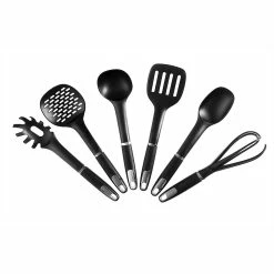 Null Küchenhelfer 6-tlg. Set Mit Drehbarem Sockel, Kochutensilien, Nudelkelle, Pfannenwender, Schaumlöffel, Schneebesen, Kochzubehör, Suppenkelle, Standfuß -Küchengeräte Shop c26a0cf1 8284 4431 b45c 9e337cf38cad