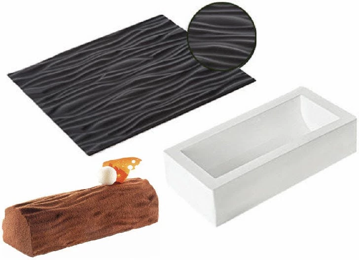 Null Backset Wood, Silikonform, Silikomart, 25 X 9 X 7 Cm 1 Null Backset Wood, Silikonform, Silikomart, 25 X 9 X 7 Cm