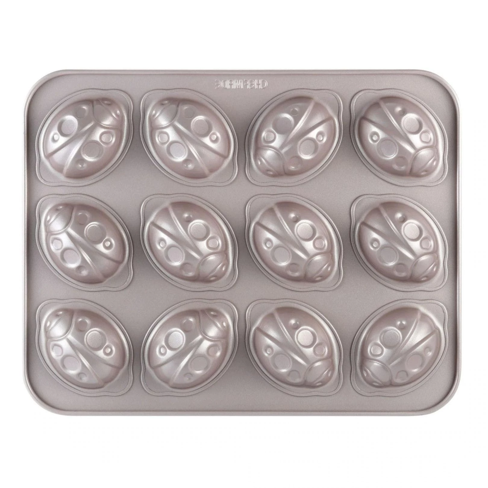 Null CHEFMADE | 12er Motivbackform Fußball | 326x258x32mm | Champagnergold | Antihaft- & Silikonbeschichtet | Muffinform | Minikuchenform | Cup-Cakes 2 Null CHEFMADE | 12er Motivbackform Fußball | 326x258x32mm | Champagnergold | Antihaft- & Silikonbeschichtet | Muffinform | Minikuchenform | Cup-Cakes – Bild 2