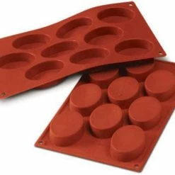 Null Silikonform, Backform, Oval 70 Mm, Silikomart