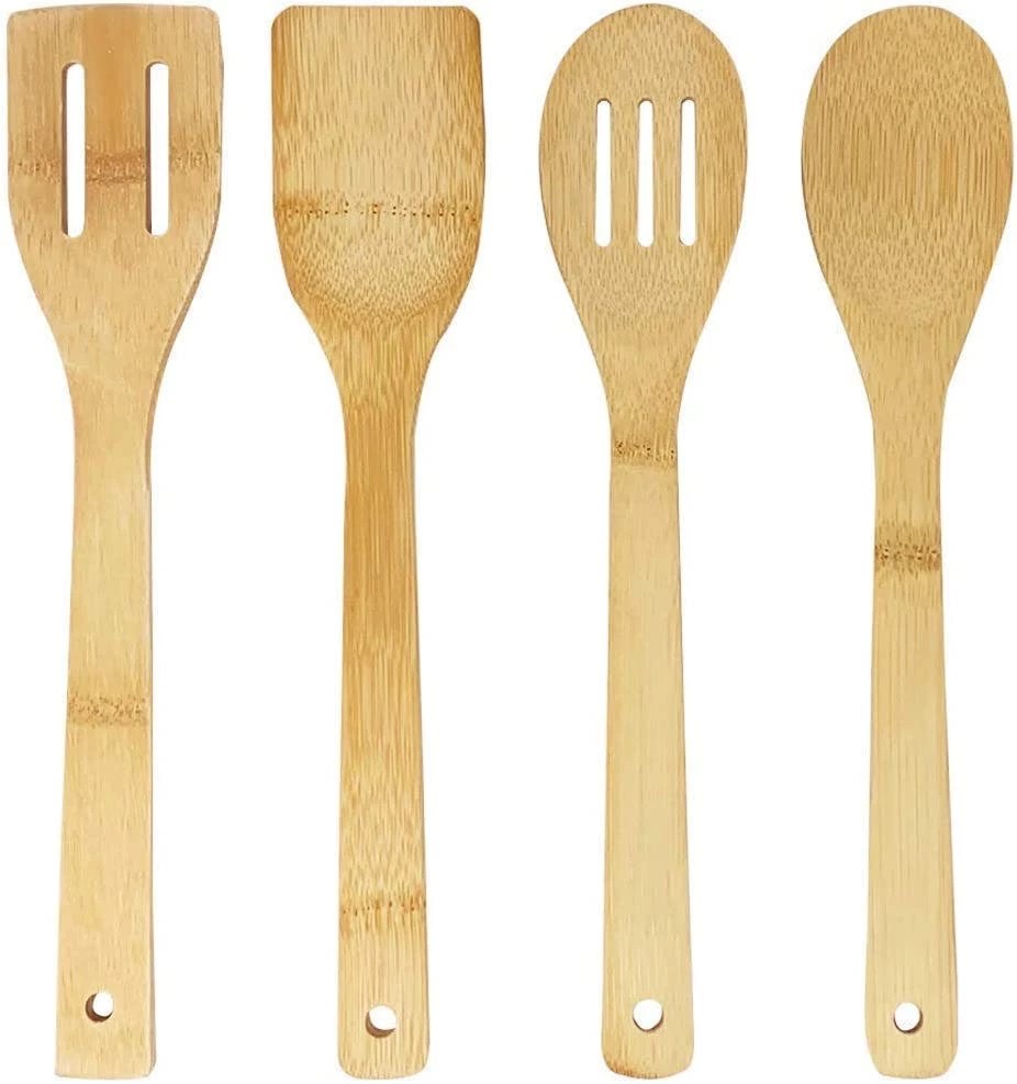 Null 6-tlg. Bambus Küchenhelfer Küchenutensilien Kochlöffel Holz Set Mit Behälter 3 Null 6-tlg. Bambus Küchenhelfer Küchenutensilien Kochlöffel Holz Set Mit Behälter – Bild 3