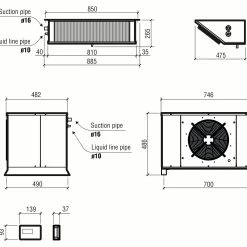 Null Doppelpack 2x Kühlaggregat Split 22.10-55.84 M3 BxTxH 746x482x486mm -Küchengeräte Shop e54a0c56 324a 459e 85c7 608f8592c600 1
