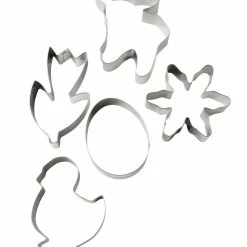 Null Zenker 5-tlg. Ausstecher Set Ostern Lamm Blume Küken Ei Ausstechform