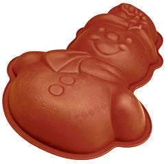 Null Silikonbackform Schneemann