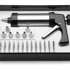 Null Edelstahl Gebäckpresse Teigpresse Keks Teig Presse Spritze Verschiedene Aufsätze -Küchengeräte Shop ff6081ec 870c 4aab 9e38 c5a3f667c39b